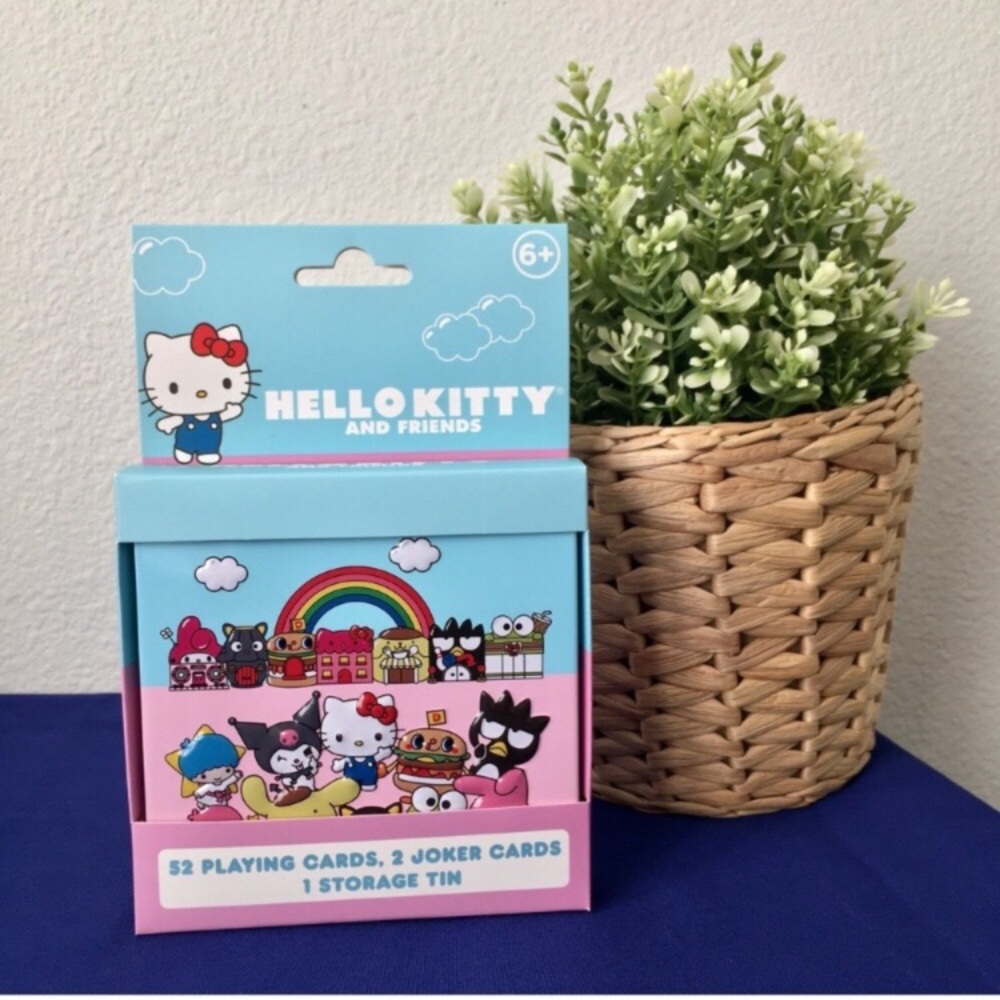 Hello Kitty & Friends Collectible Tin Case & Cards Set